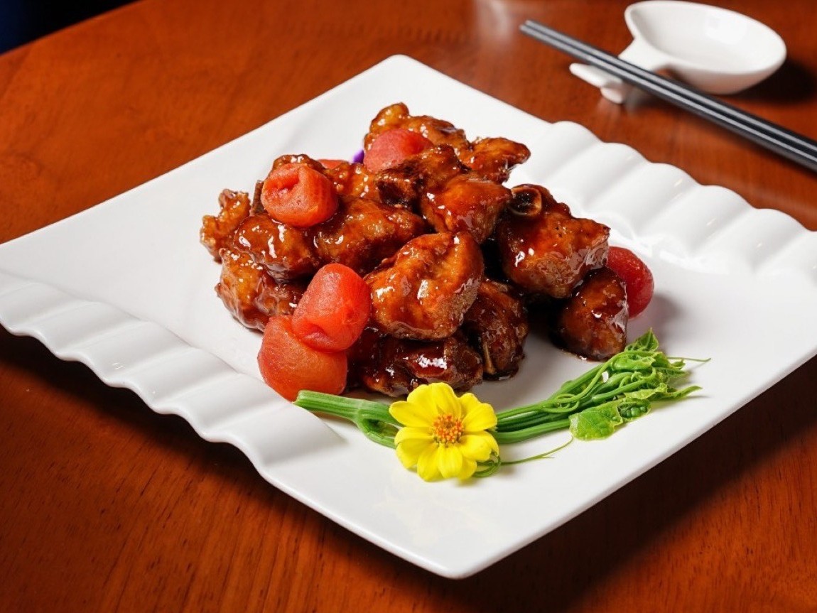 招牌料理:冰花仙楂排骨