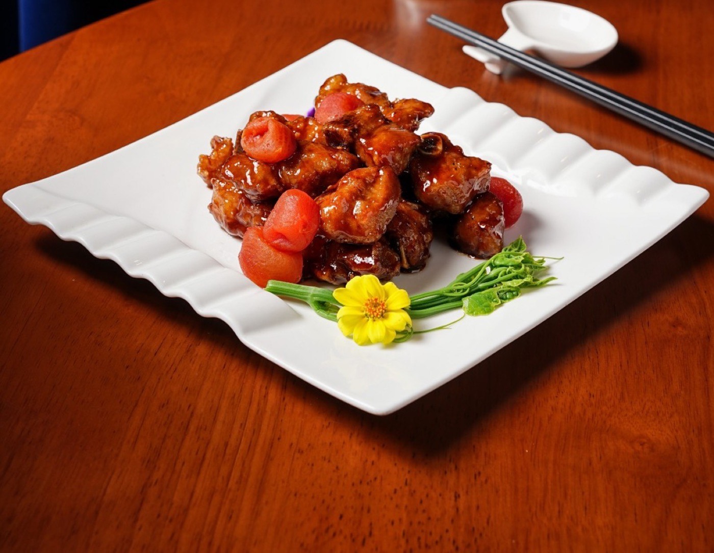 招牌料理:冰花仙楂排骨